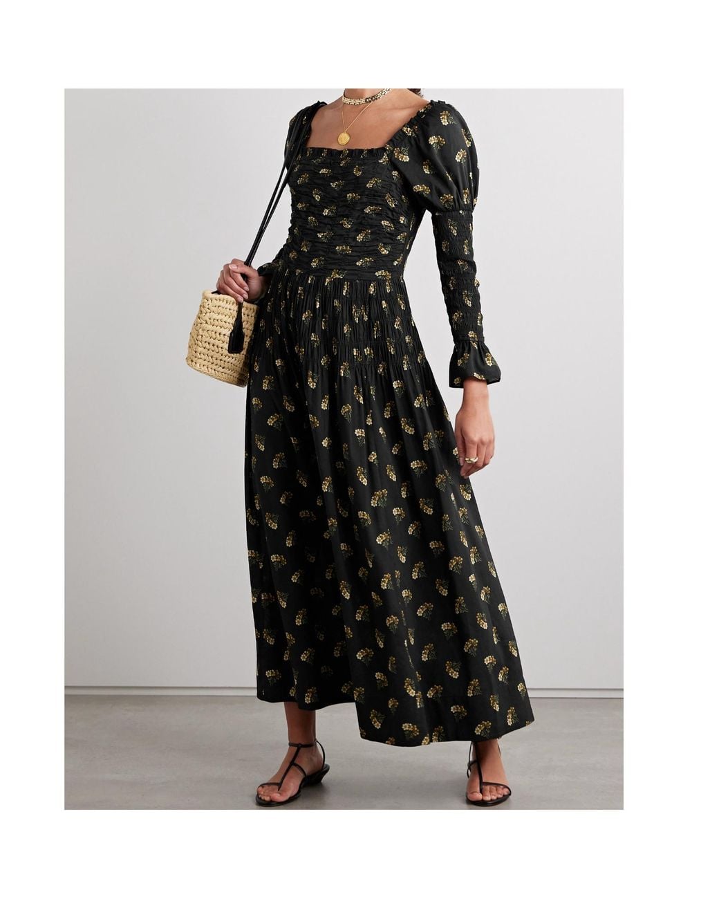 Doen Black Wilmina Dress