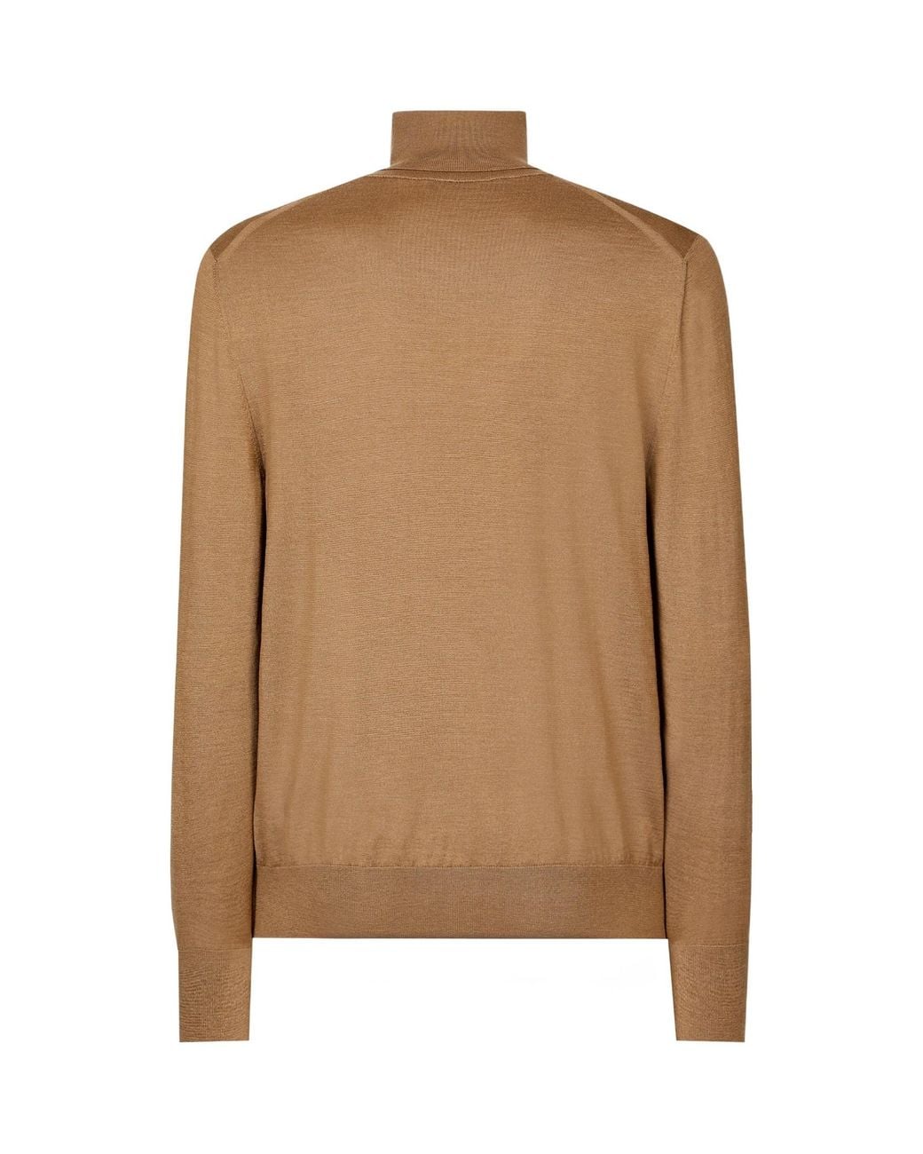 Dolce & Gabbana Brown Roll-Neck Jumper for men
