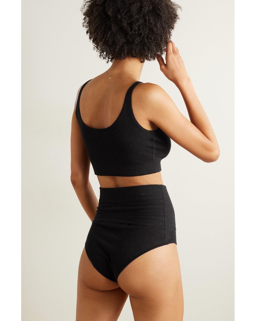 Eres Black Precise Cashmere Briefs