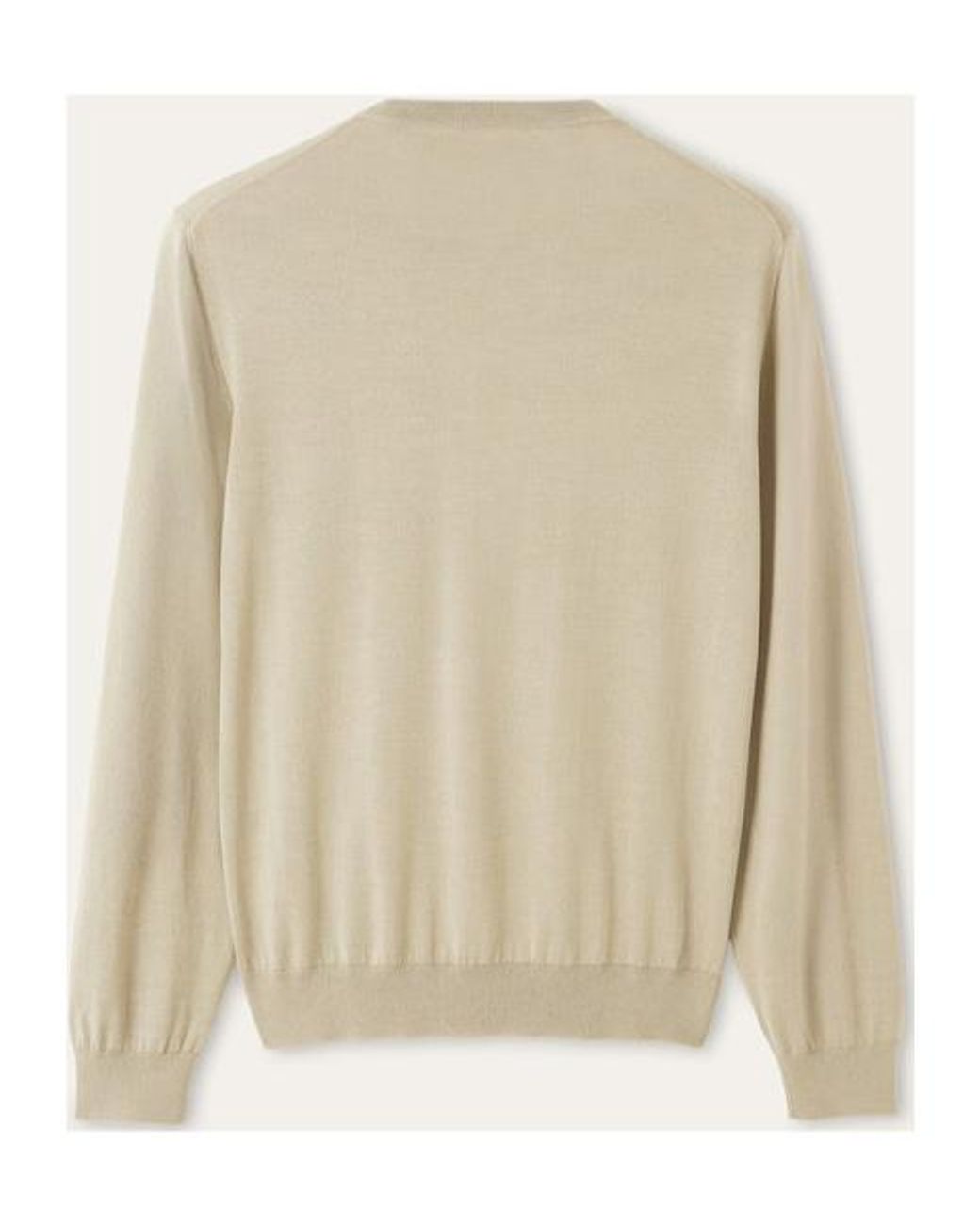 Loro Piana White Sottile Crewneck for men