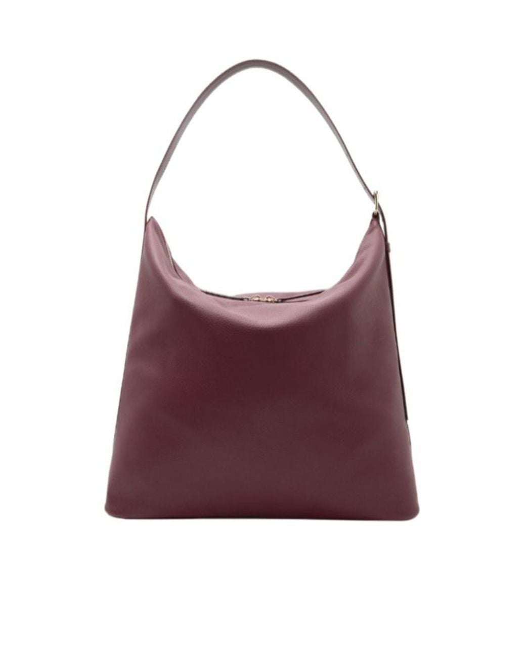 A.P.C. Purple Vera Logo Printed Maxi Shoulder Bag