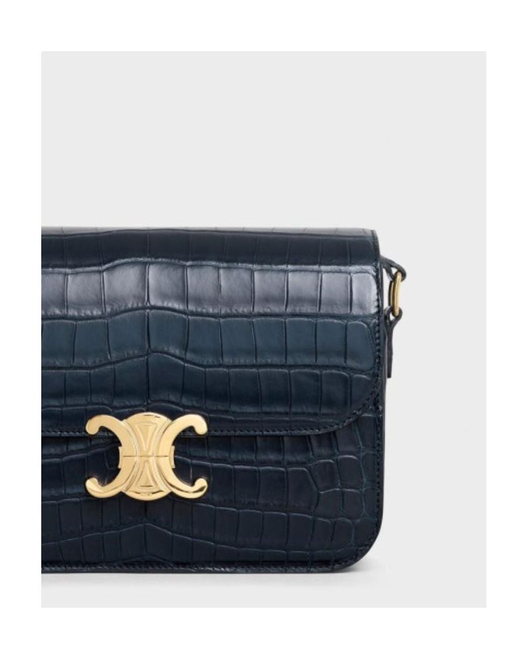 Céline Blue Classique Triomphe Bag