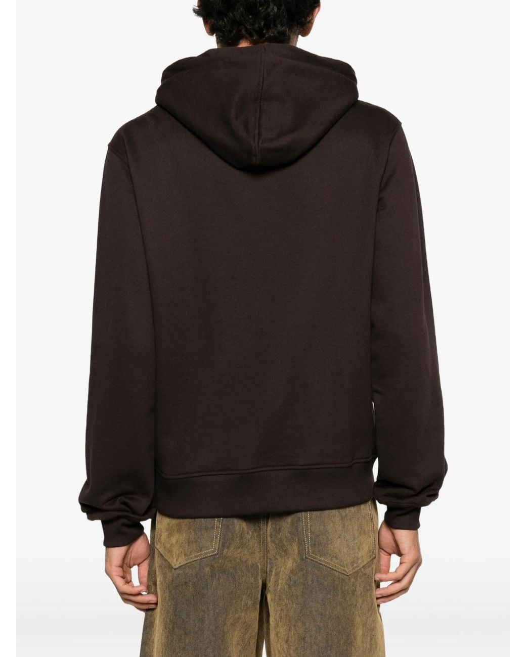 Daily Paper Brown Graphic Print Hoodie for men
