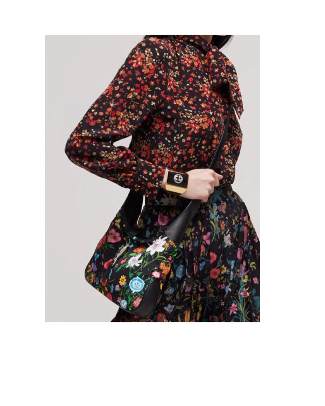 Gucci Blue Jackie 1961 Medium Shoulder Bag