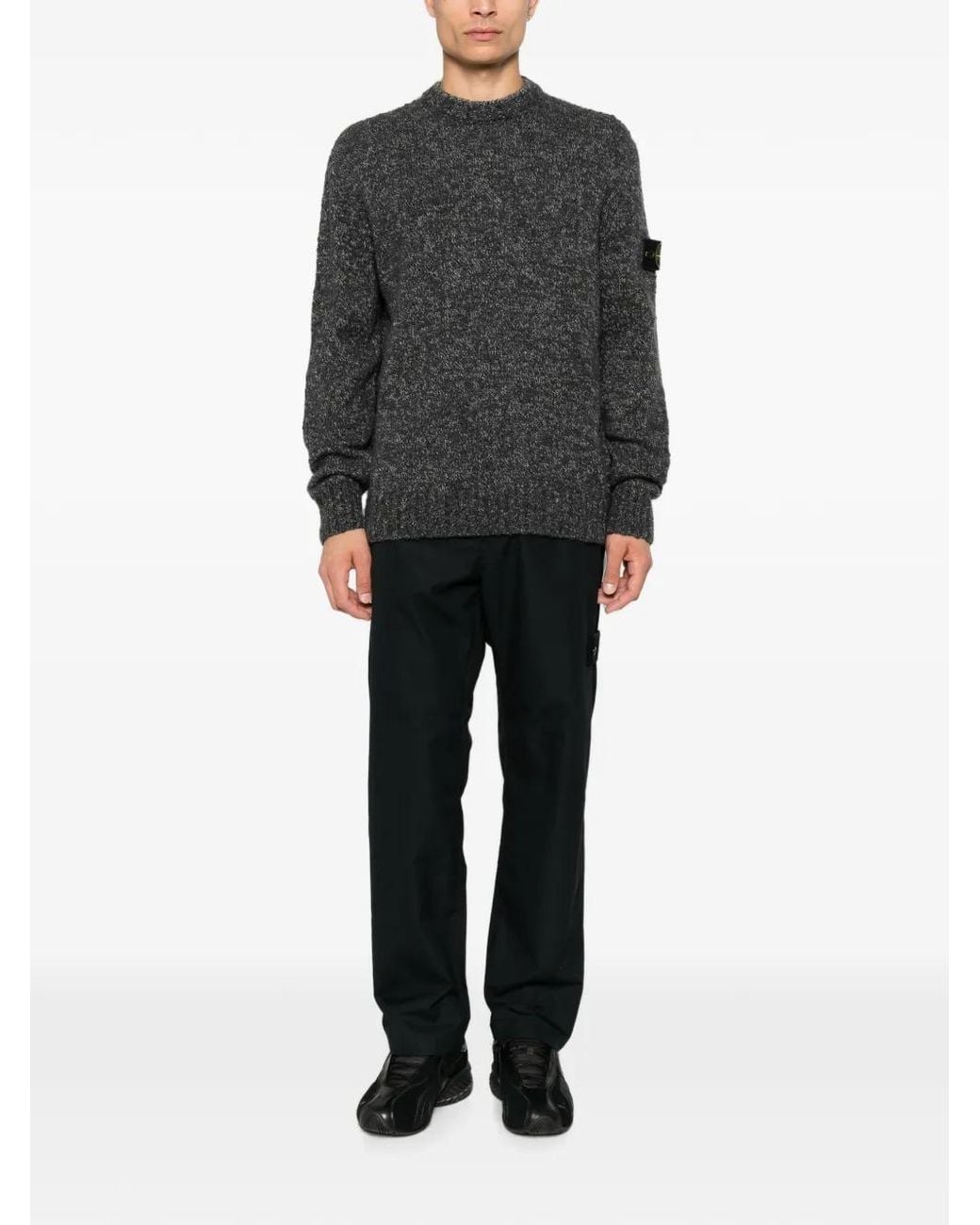 Stone Island Gray Long Sleeved Jumper for men