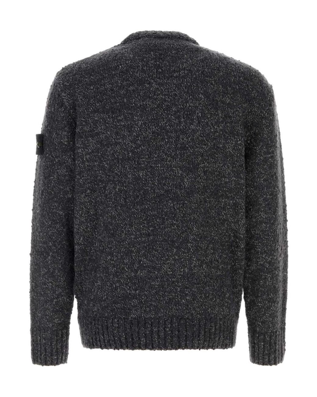 Stone Island Gray Long Sleeved Jumper for men