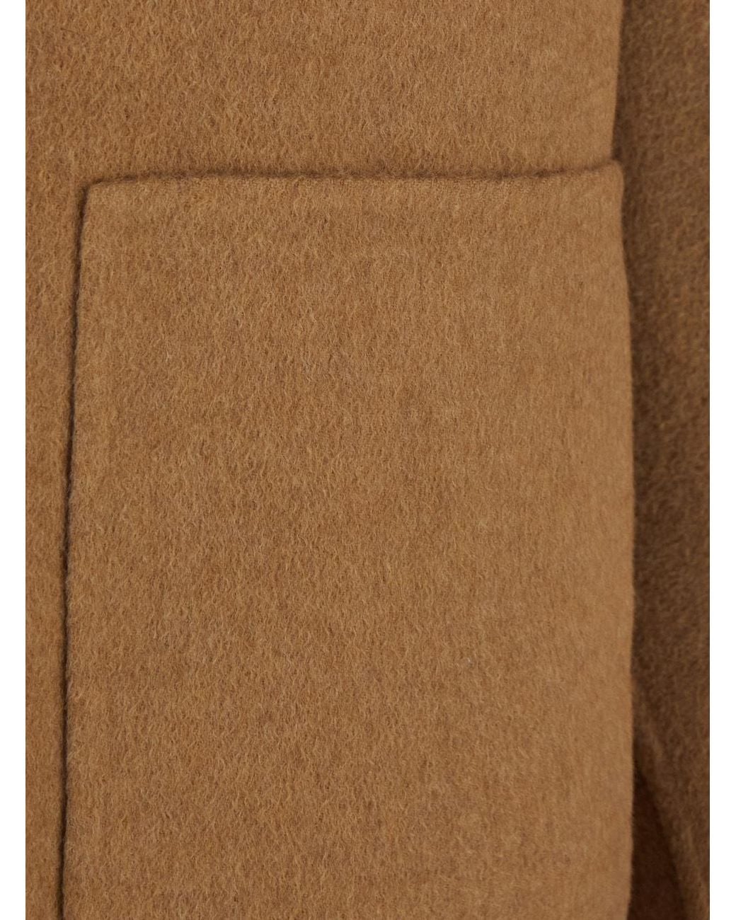 Fabiana Filippi Brown Hooded Zip-Front Coat