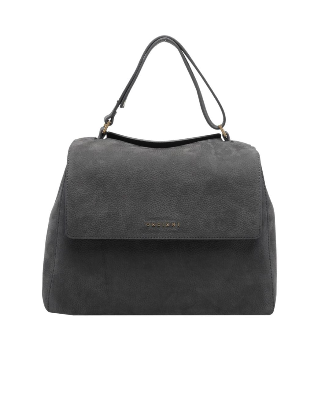 Orciani Black Sveva Top Handle Shoulder Bag
