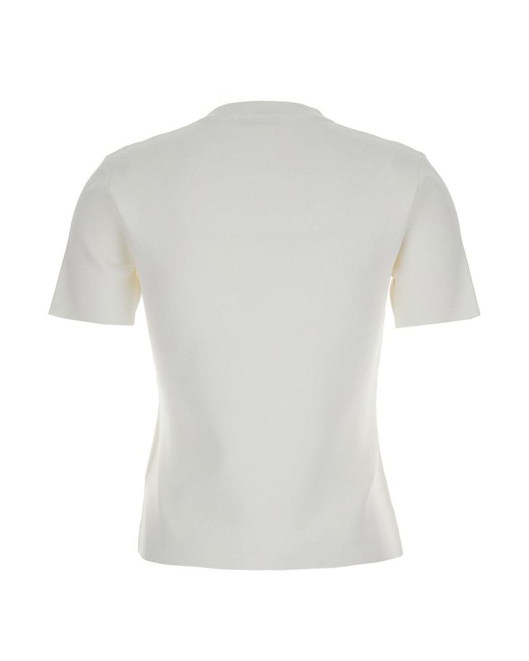 Max Mara White Adelio Crewneck Short-Sleeved T-Shirt
