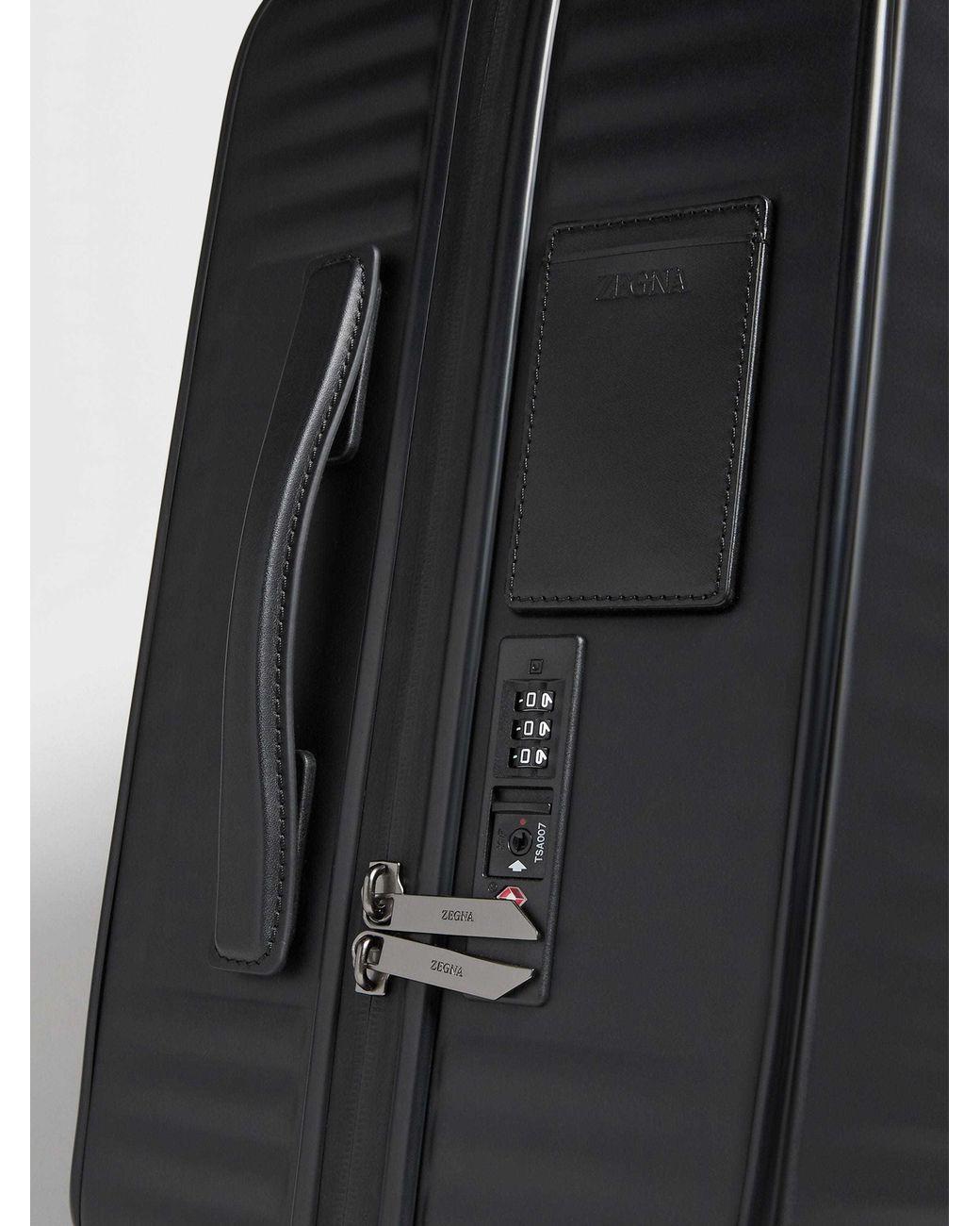 Zegna Black Leggerissimo Trolley Suitcase for men