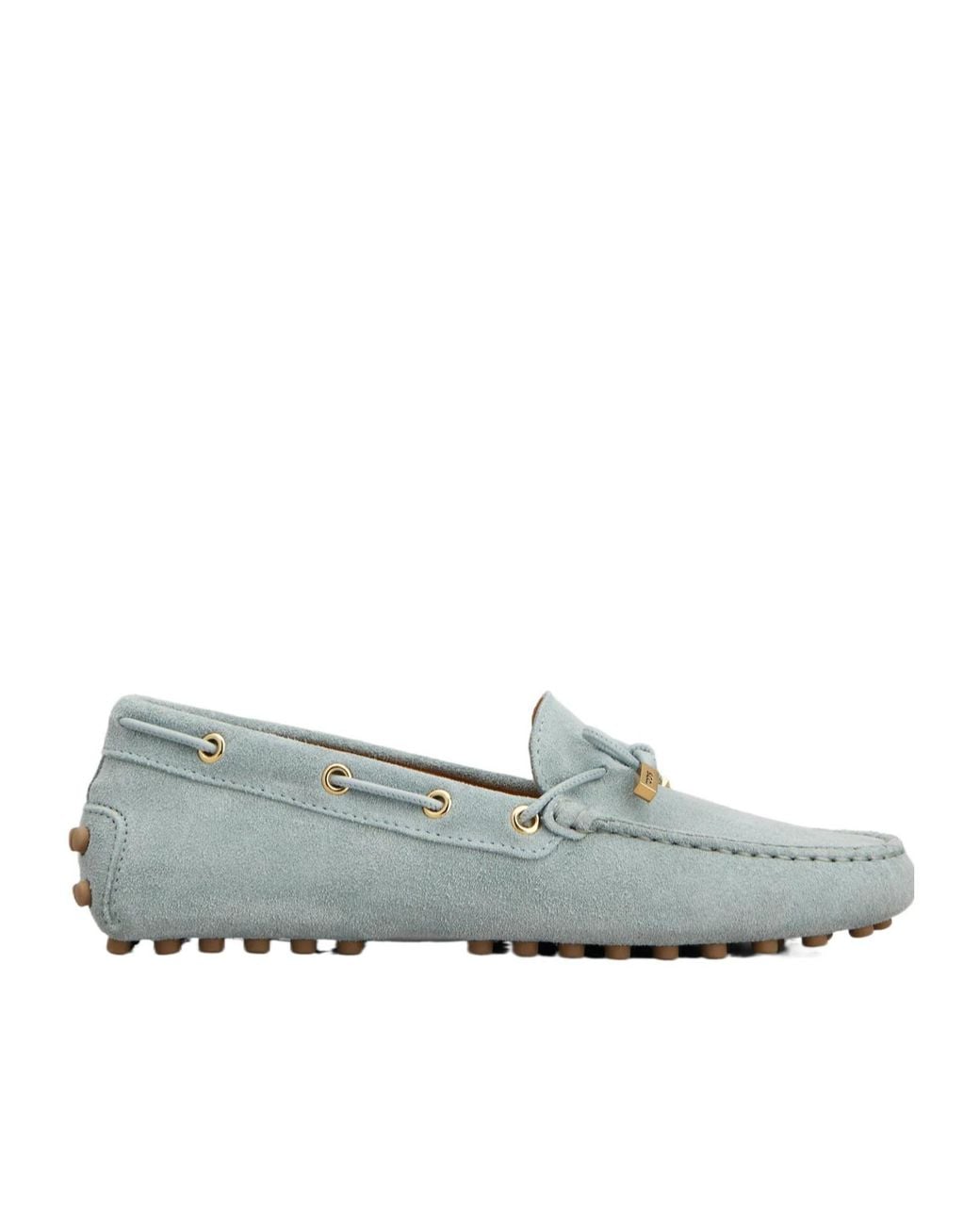 Tod's Gray Gommino Loafers
