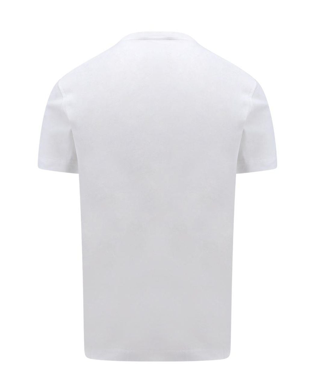 Versace White Medusa Head-Printed Crewneck T-Shirt for men