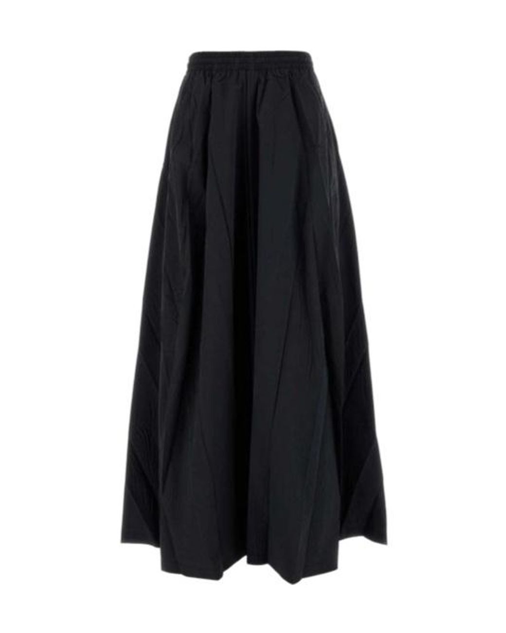Balenciaga Black Tracksuit Midi Skirt