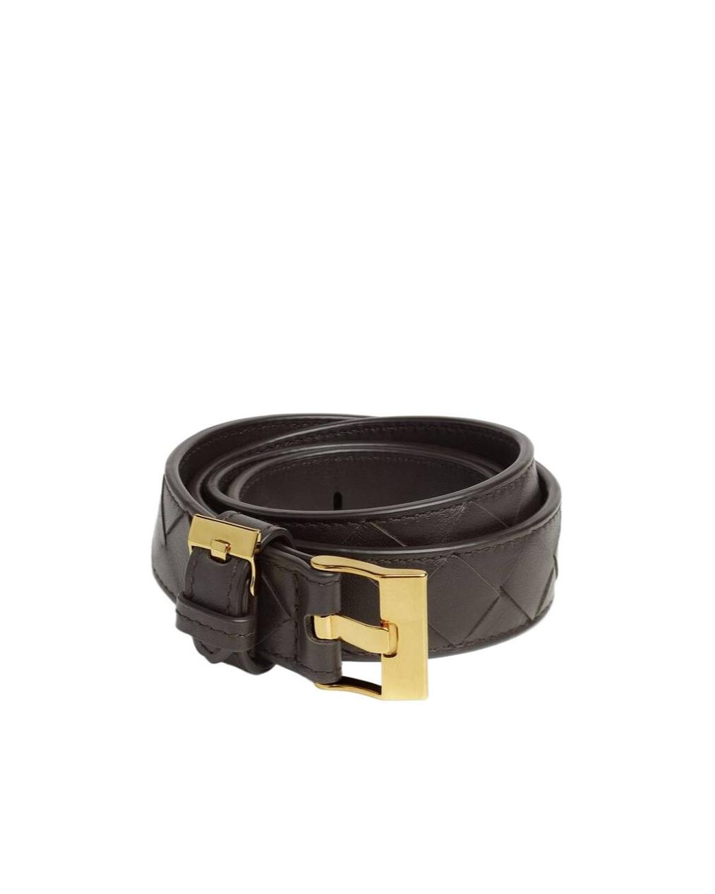 Bottega Veneta Black Watch Belt