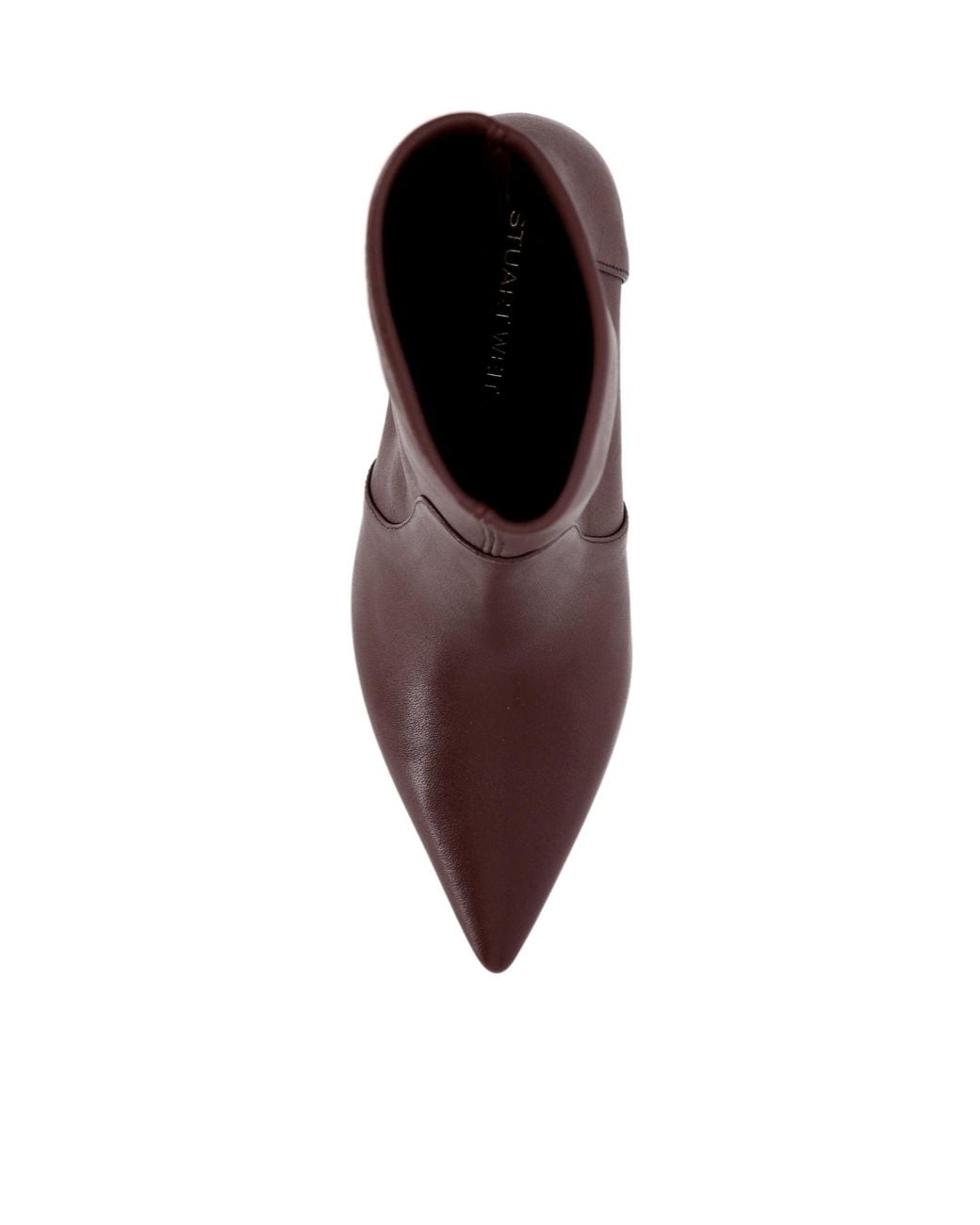 Stuart Weitzman Brown Pointed-Toe Ankle Boots