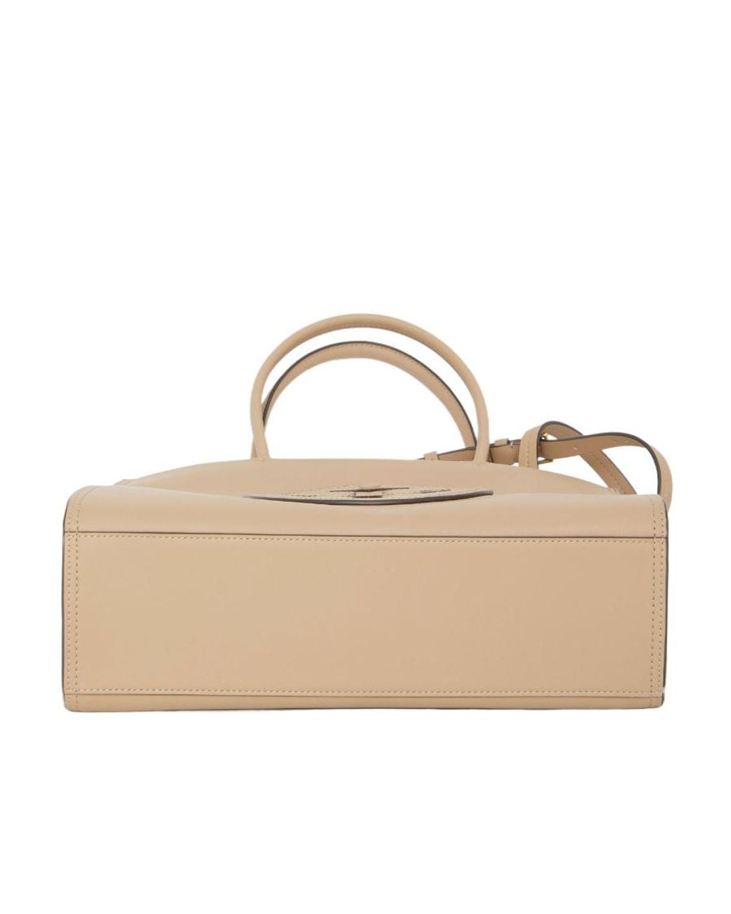 Tory Burch Natural Ella Bio Small Top Handle Bag