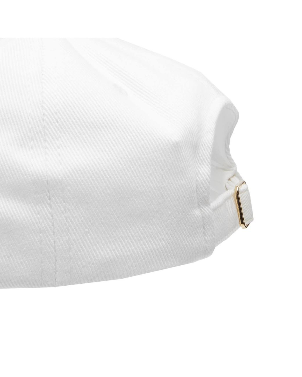 Casablanca White Logo-Embroidered Baseball Cap