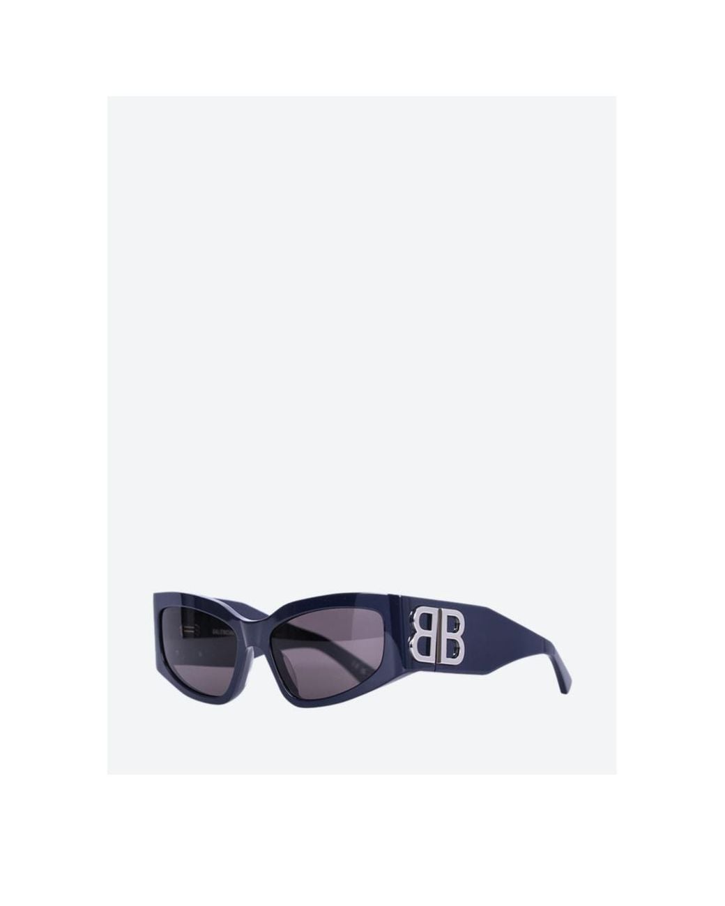 Balenciaga Blue Eyewear Bossy Cat-Eye Frame Sunglasses