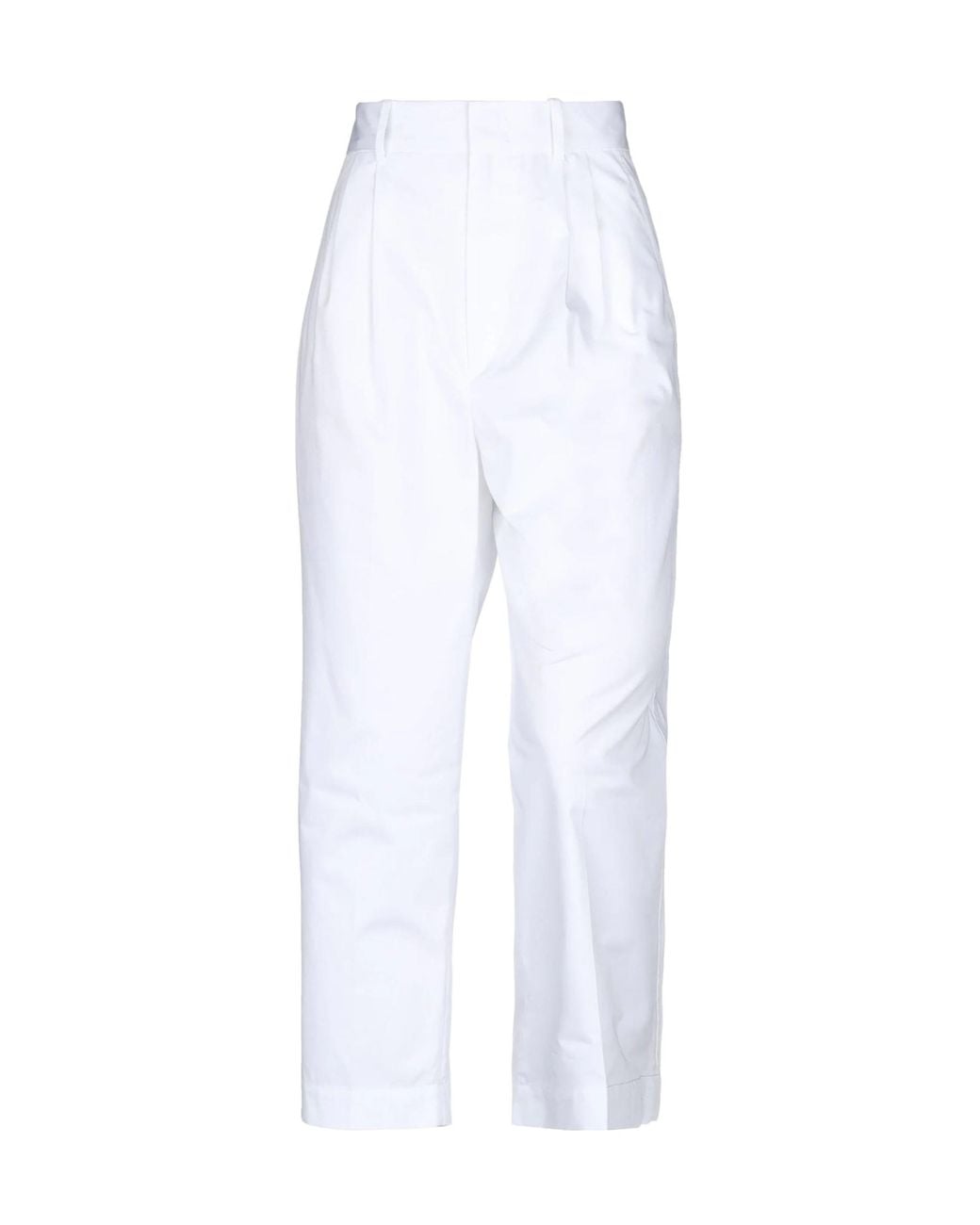 Isabel Marant White Casual Straight-Leg Pants