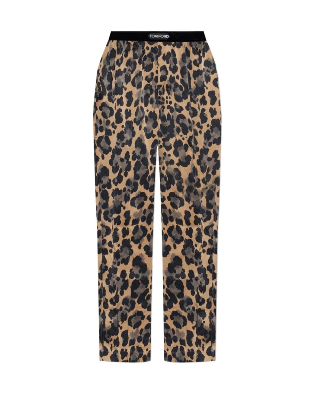 Tom Ford Multicolor Leopard-Print Pajama Bottoms for men