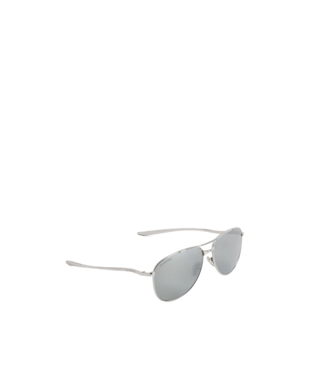 Balenciaga White Eyewear Monday Pilot Frame Sunglasses for men
