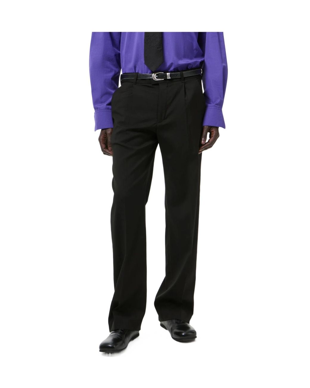 Our Legacy Black Pleated Tailored Trousers for men
