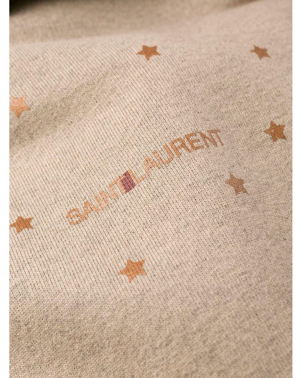 Saint Laurent Natural Hooded Sweater for men