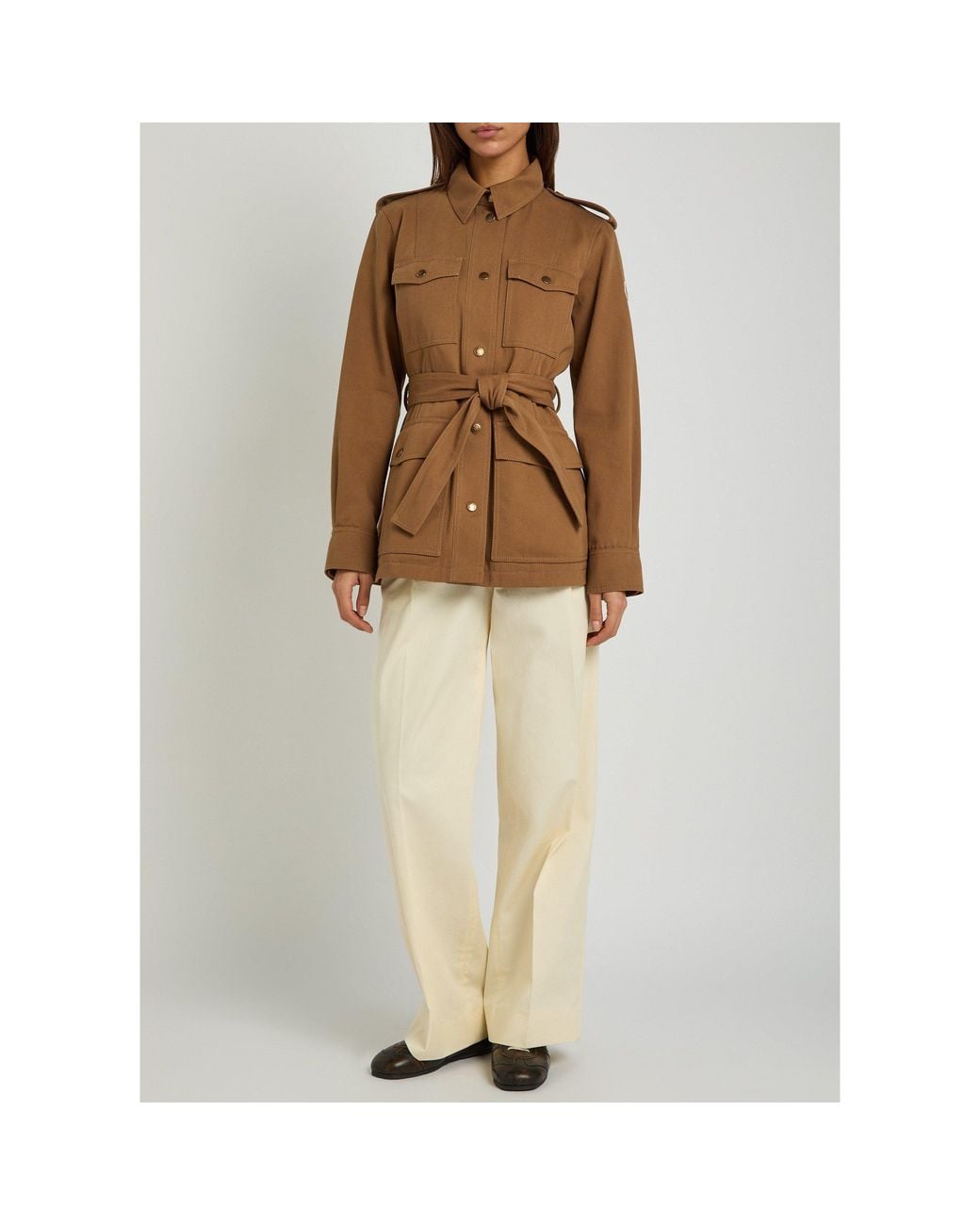 Moncler Brown Twill Jacket
