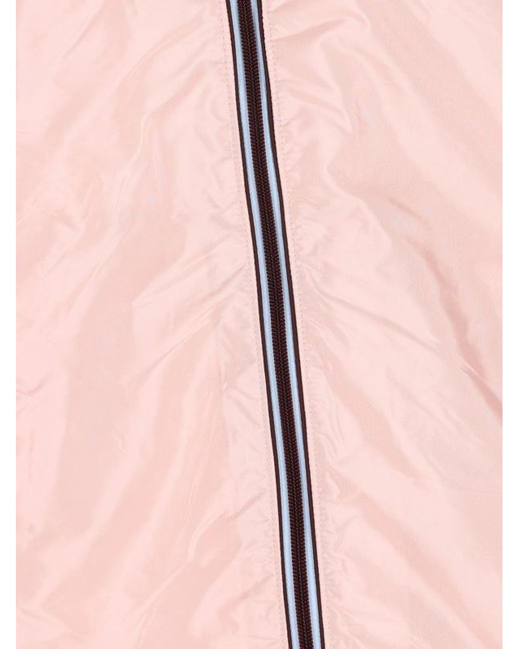 Prada Pink Zip-Up Hooded Jacket