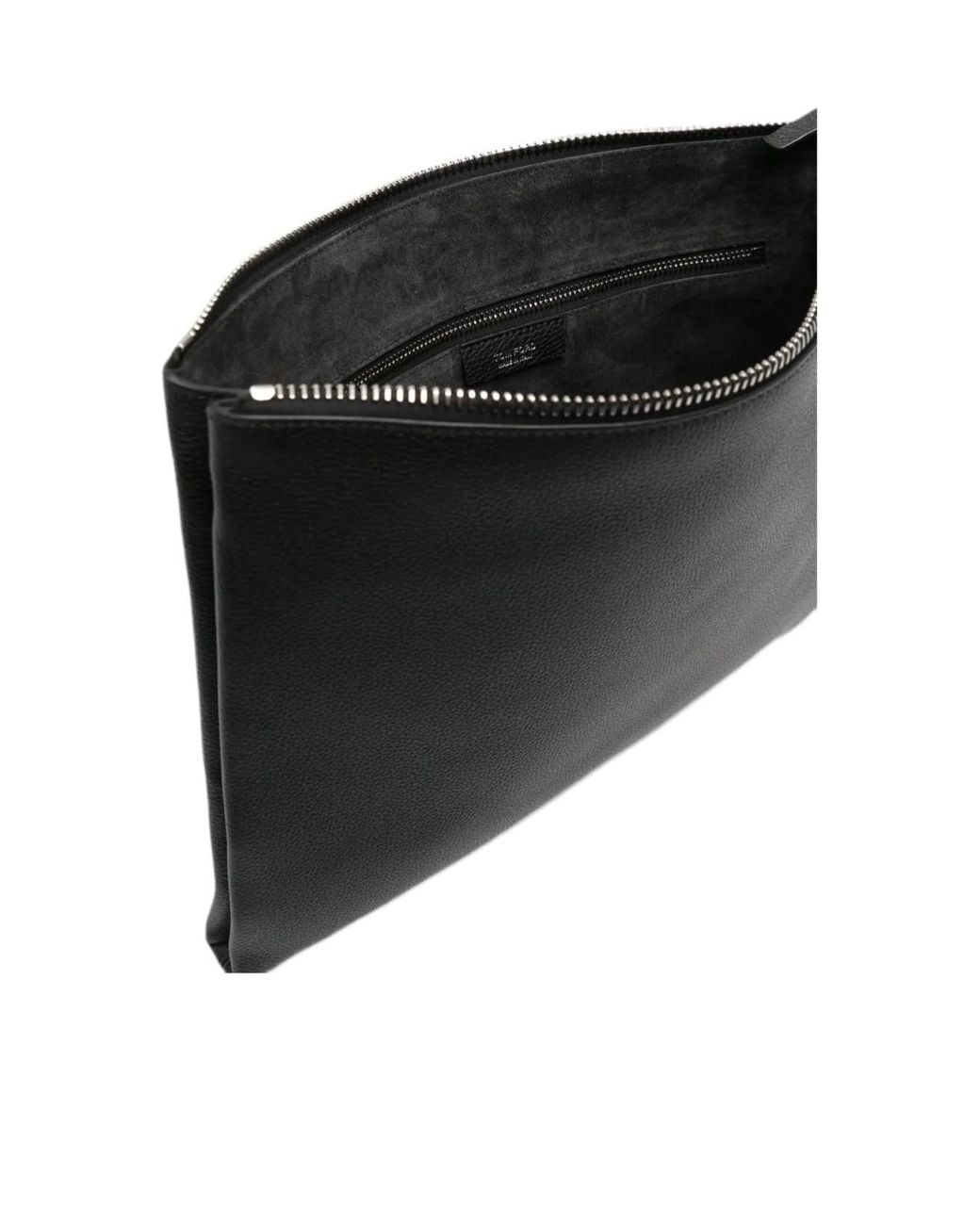 Tom Ford Black Zip-Top Clutch for men