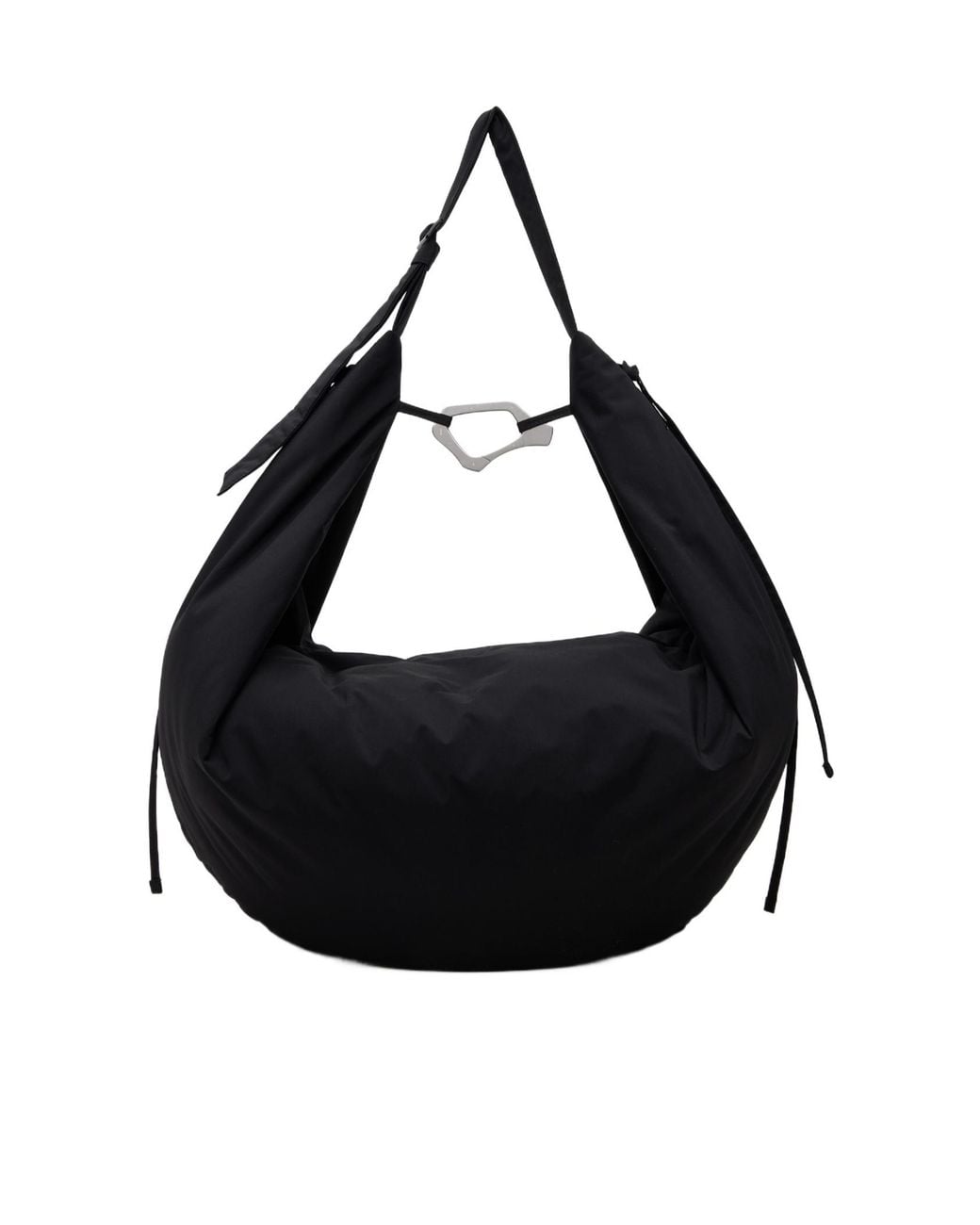 HELIOT EMIL Black Cauda Crossbody Bag for men