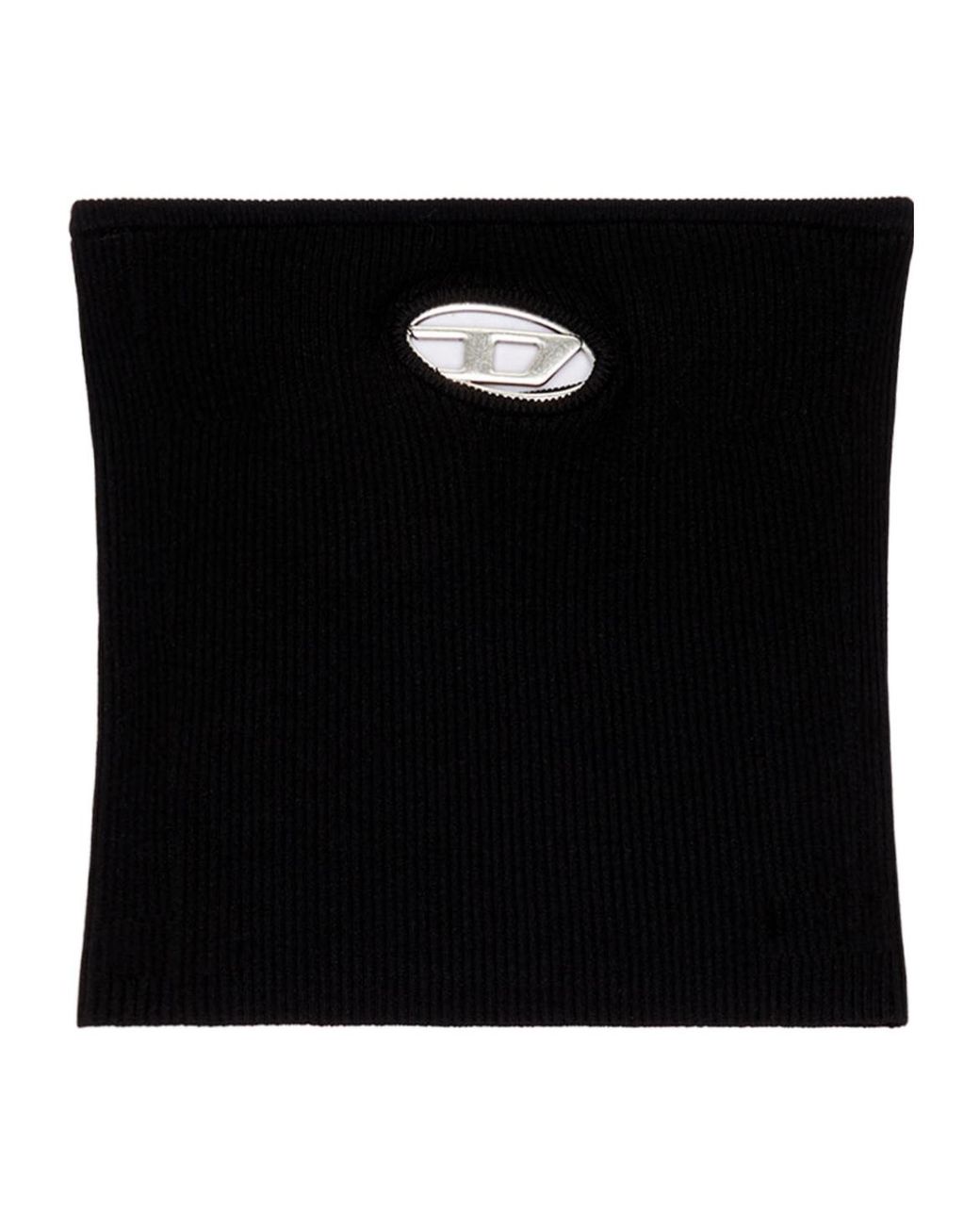 DIESEL Black M-Clarksvillex Logo Plaque Tube Top