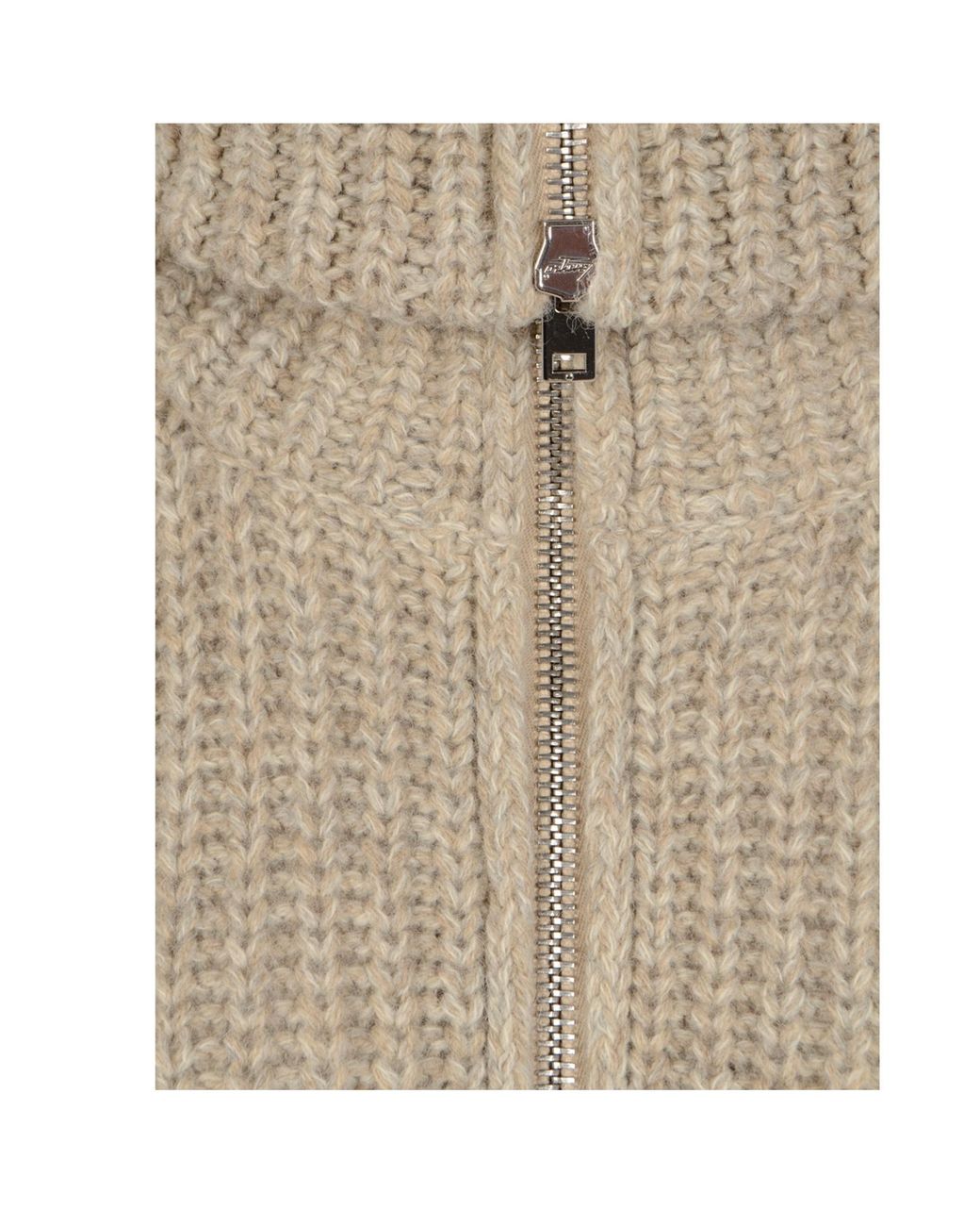Lemaire Natural Long Sleeved Zipped Cardigan