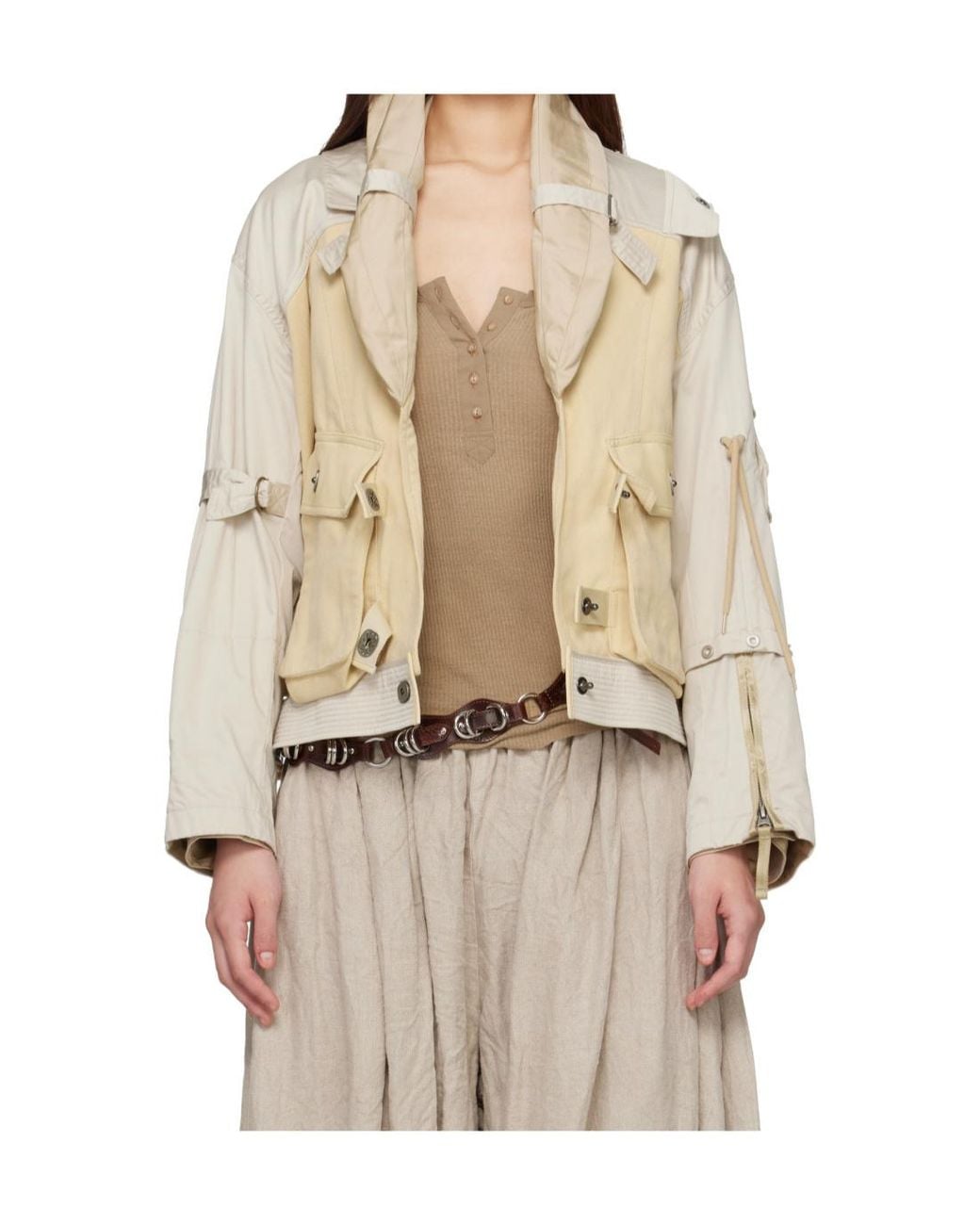 Isabel Marant Natural Bomber Jackets