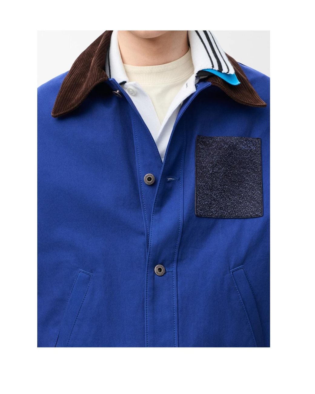Loewe Blue Anagram Lightweight Jacket for men