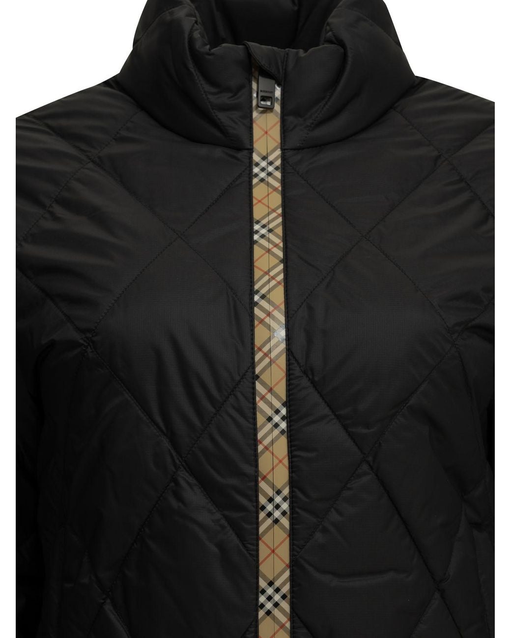 Burberry Black Packable Quilted Bramford Jacket