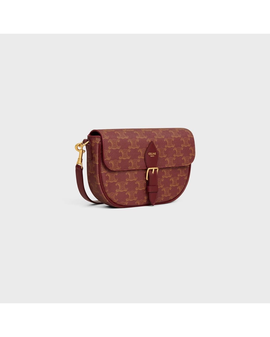 Céline Brown Folco Shoulder Bag