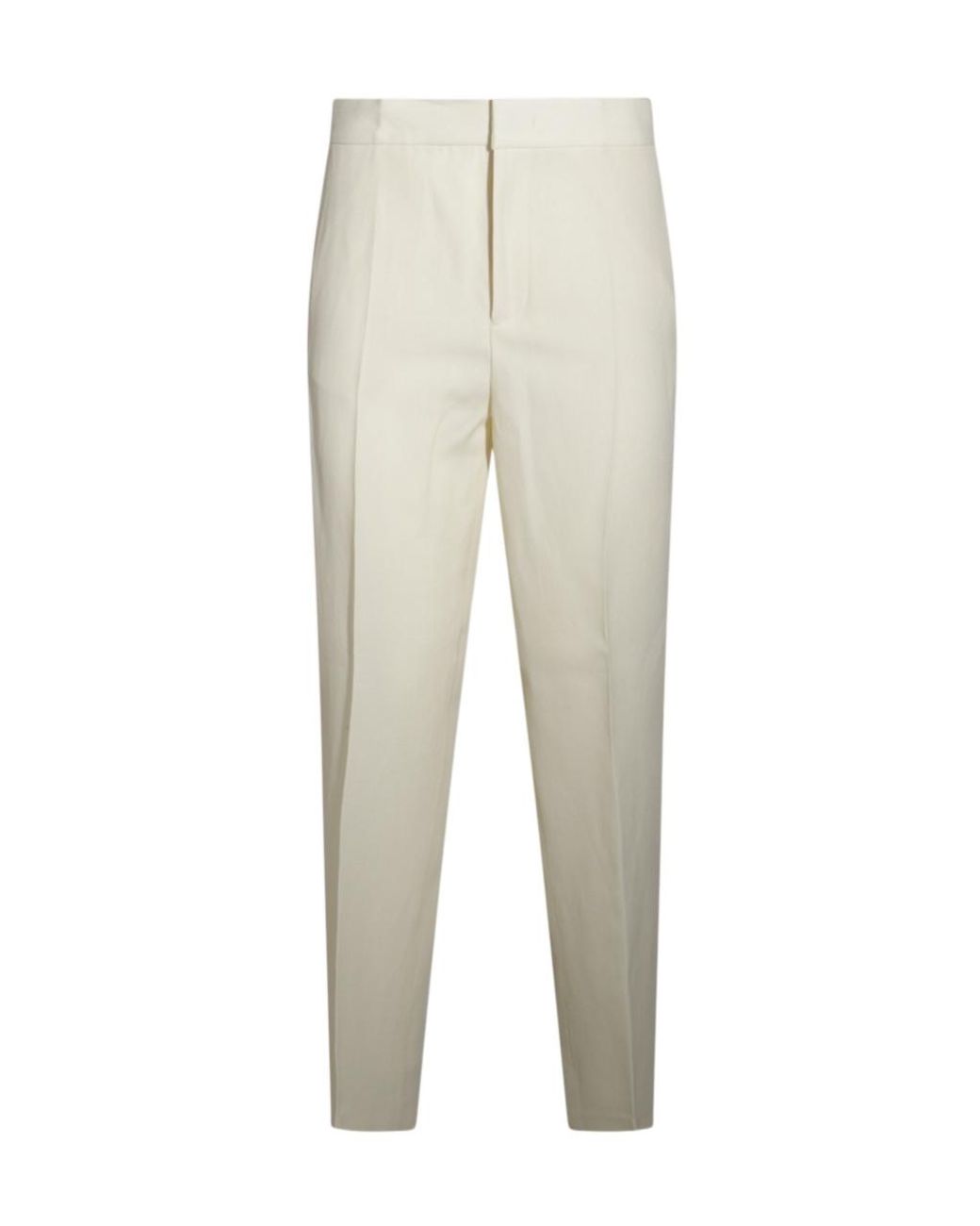 Fabiana Filippi Natural Regular Fit Cropped Trousers