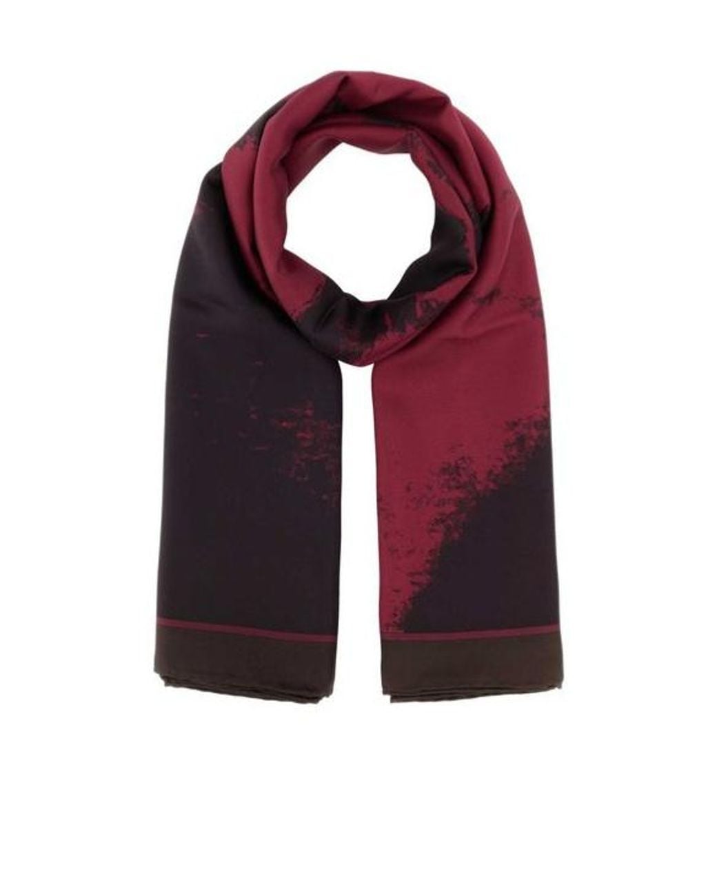 McQueen Pink Skull Finished-Edge Scarf