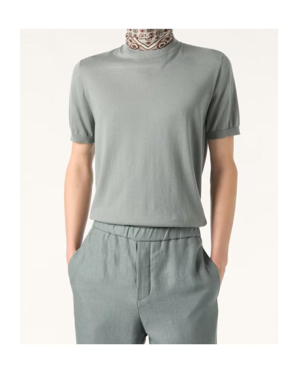 Loro Piana Gray Crewneck for men