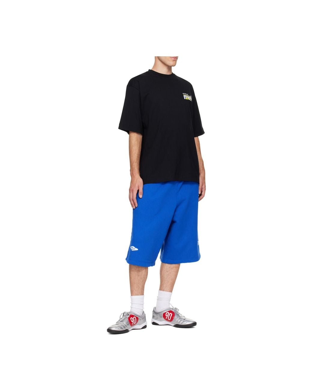 Off-White c/o Virgil Abloh Black Graphic Arrow Print T-Shirt for men