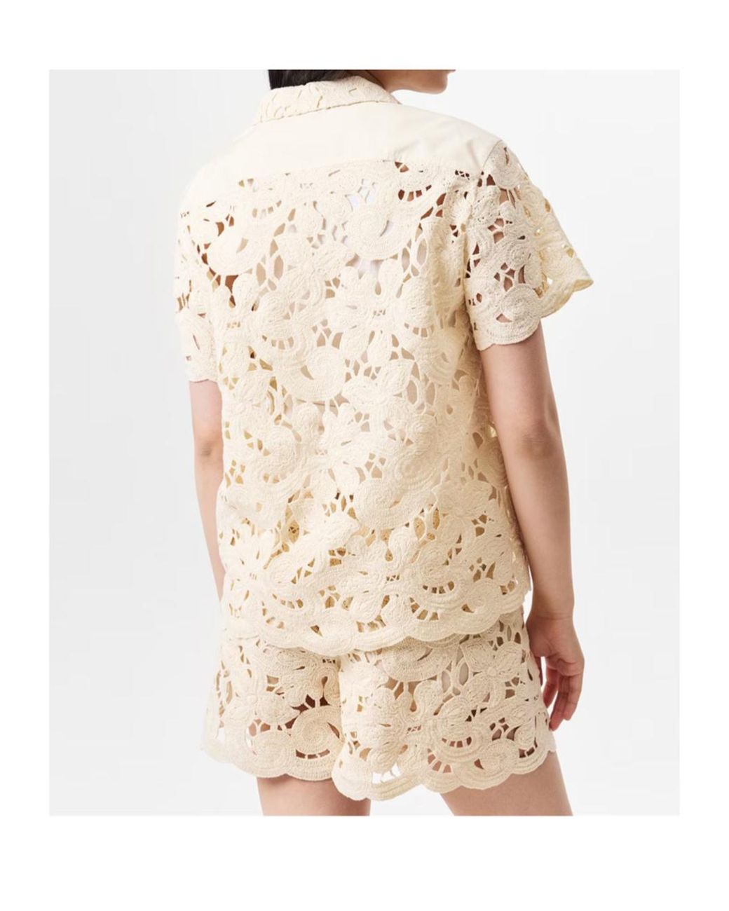 Moncler White Lapel Shirt
