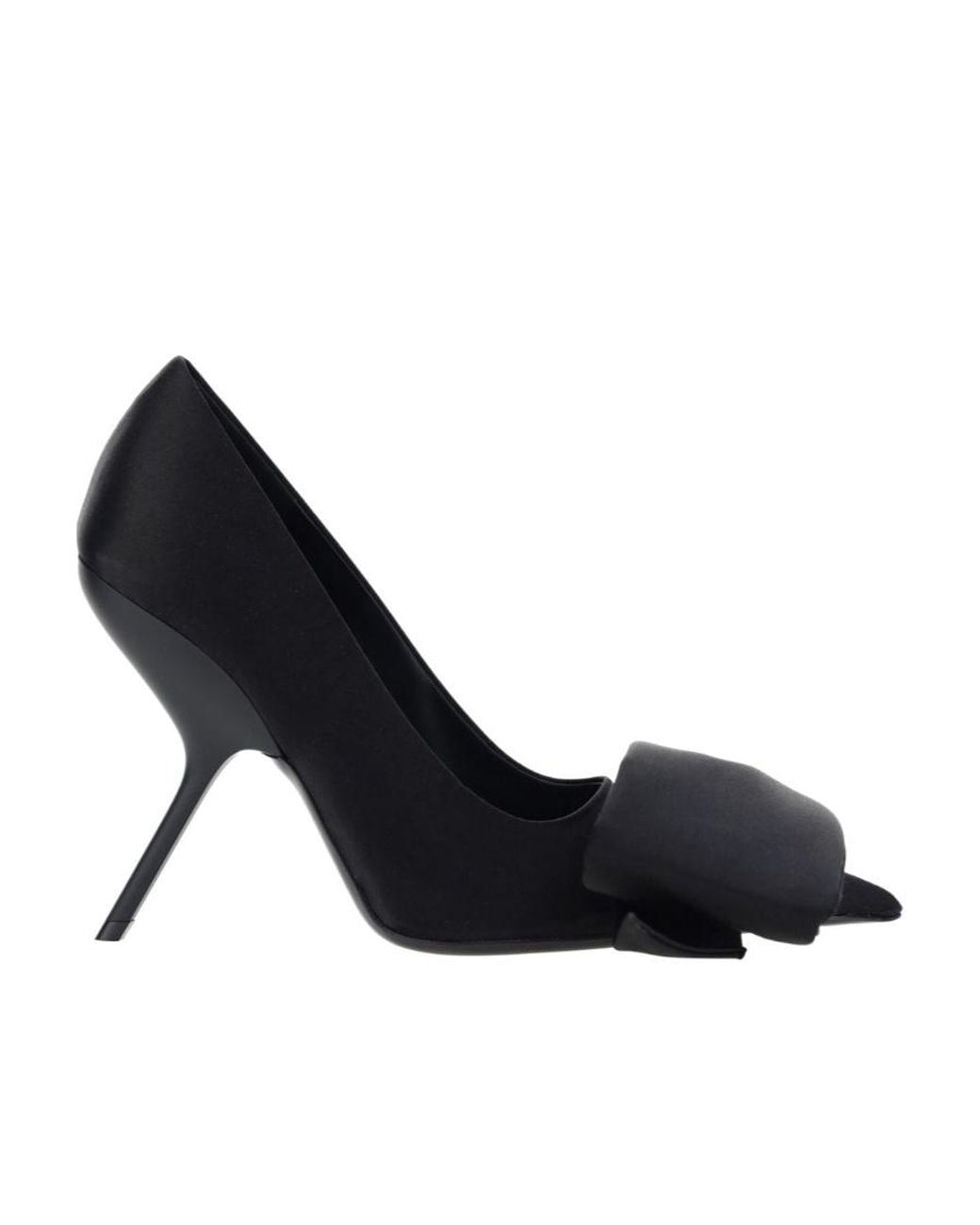 Ferragamo Blue Ferragamo Erica Asymmetric Bow Pumps