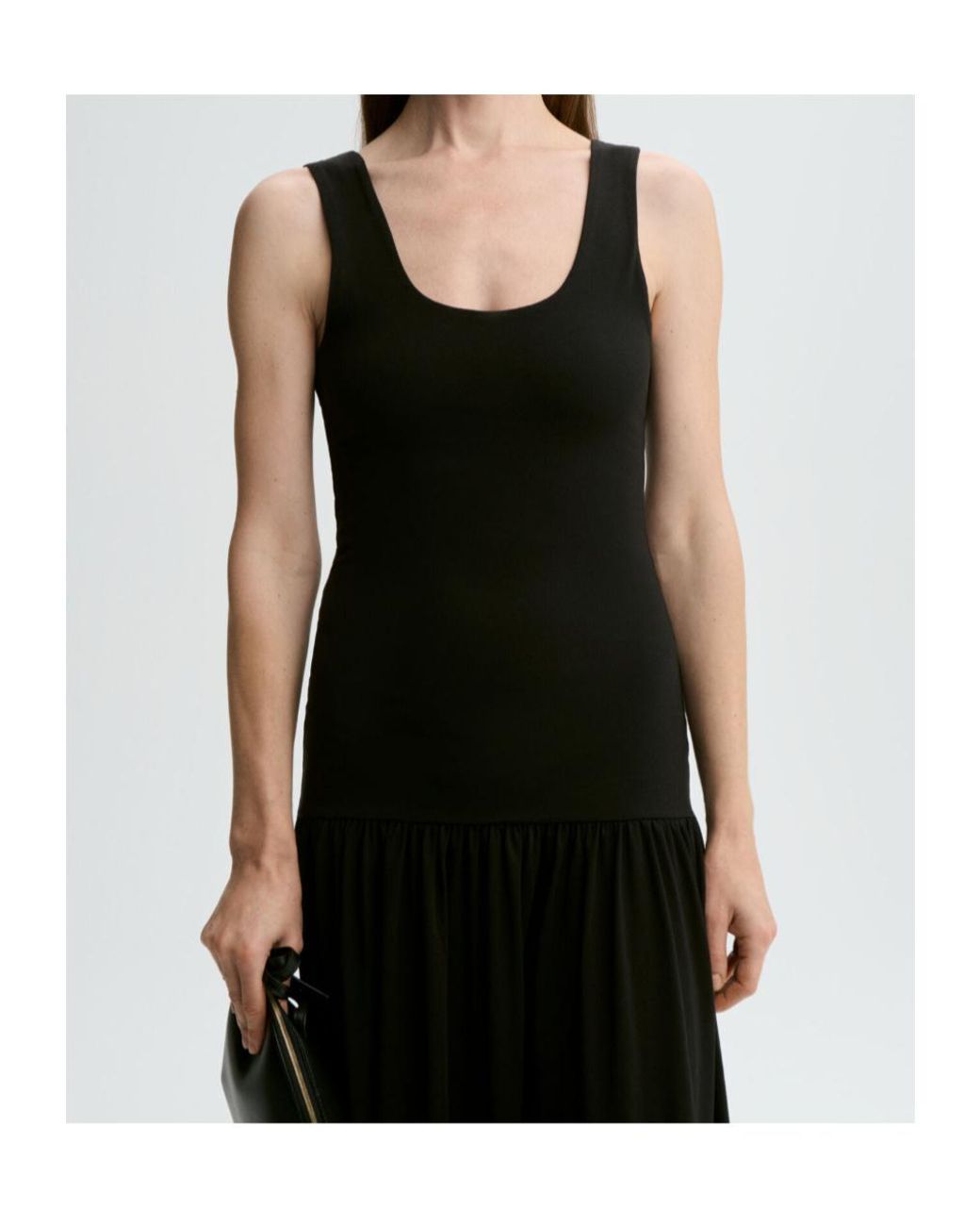 By Malene Birger Black Marcielle Scoop-Neck Dress