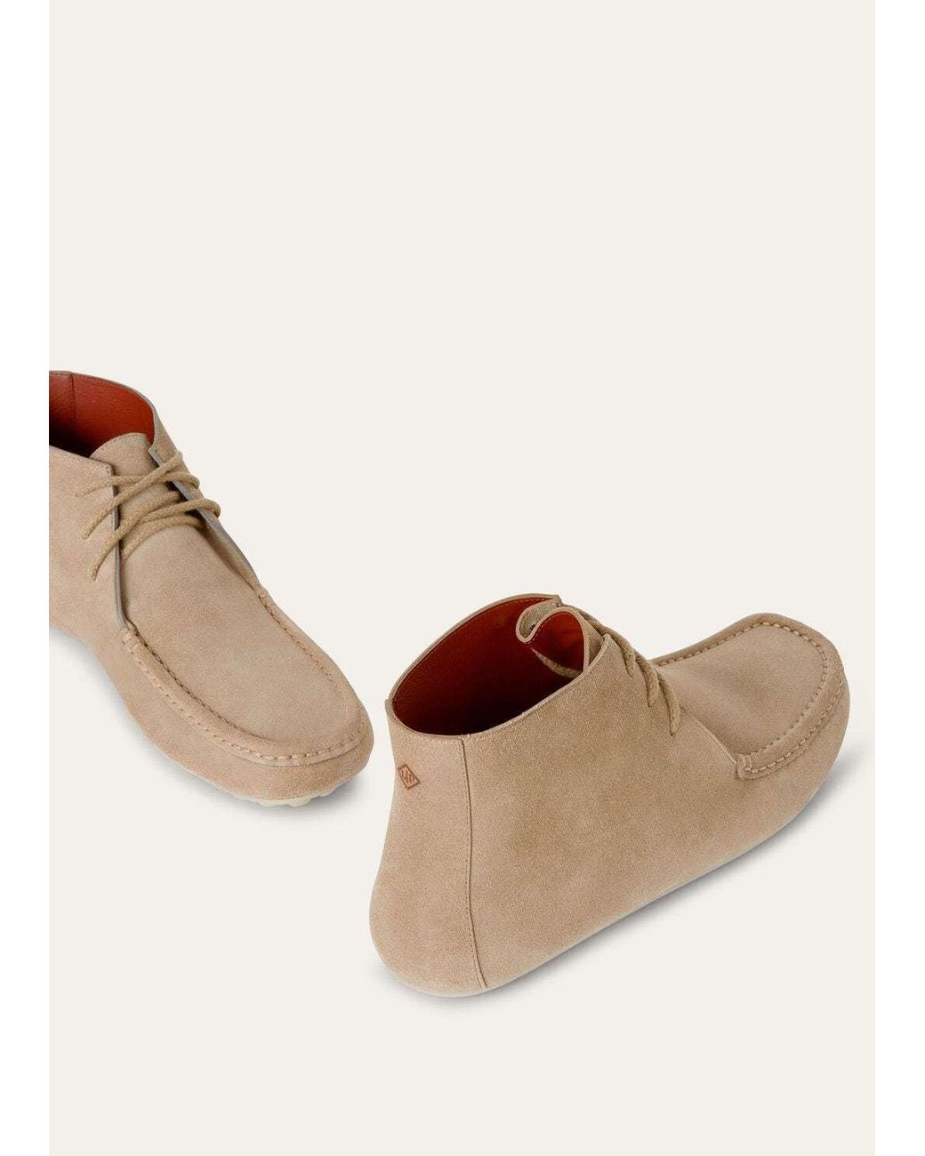 Loro Piana Natural Dot Sole Lace-Up Walk Boots for men