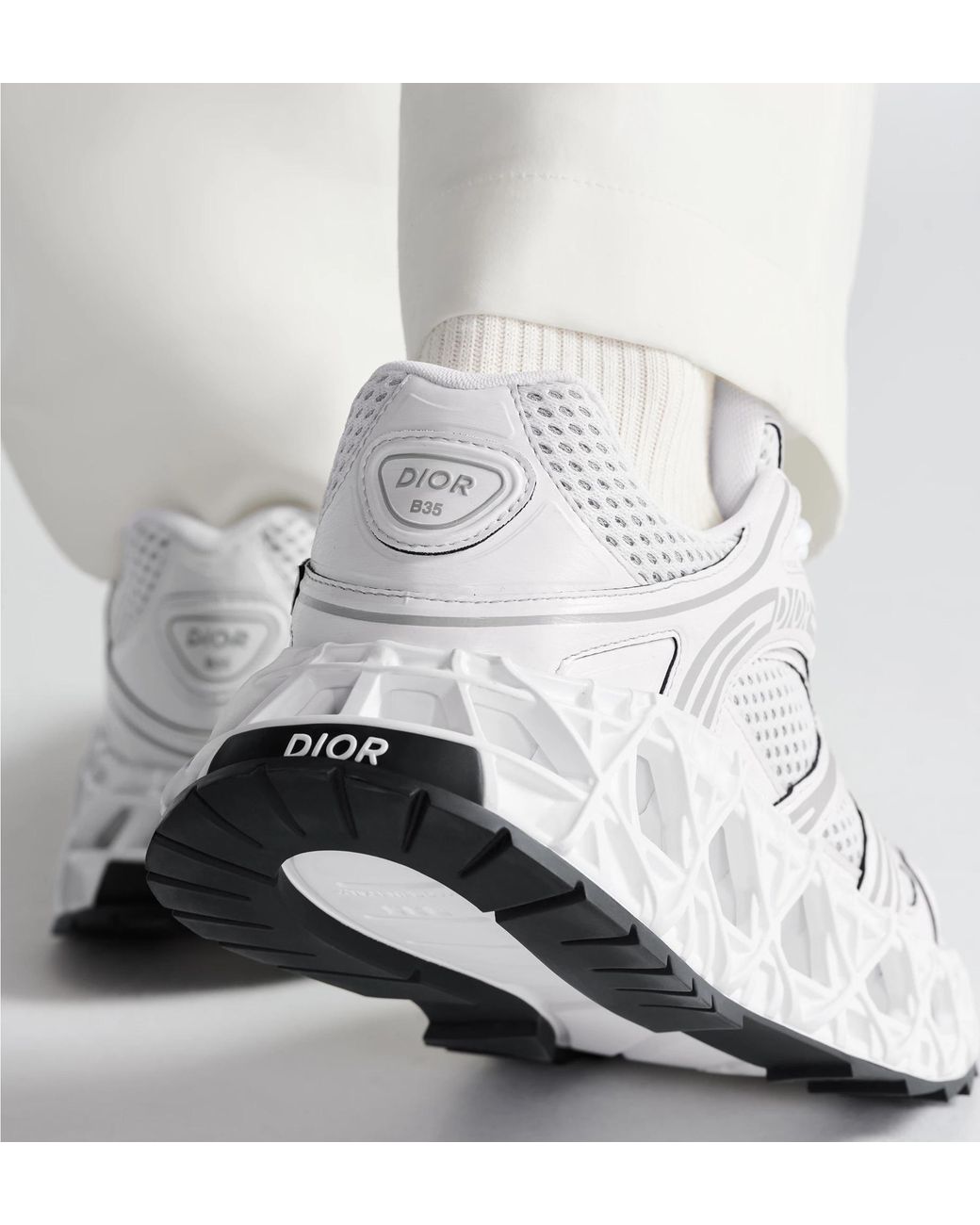 Dior White Homme B35 Nxxt Sneakers for men