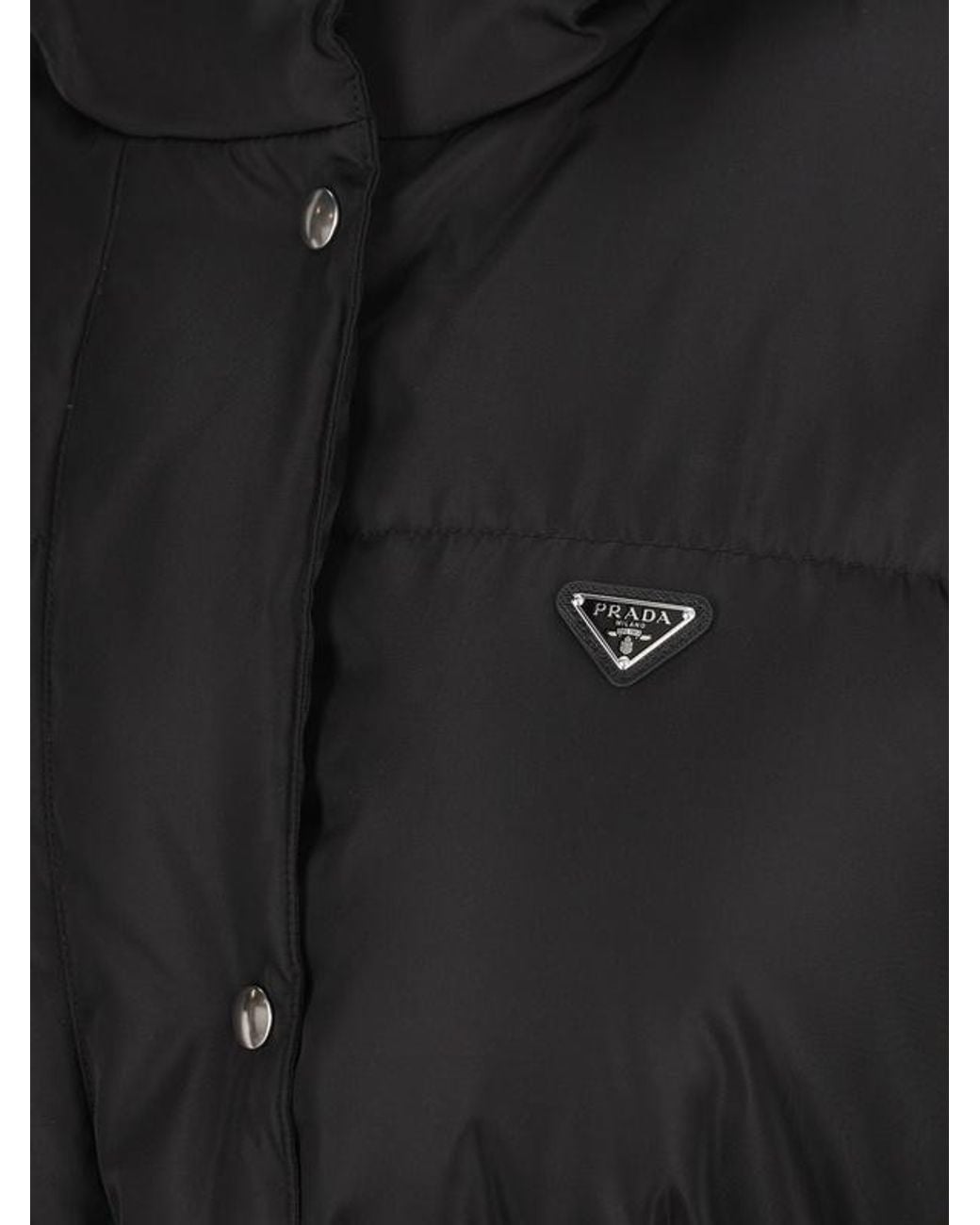 Prada Black Re-Nylon Down Jacket