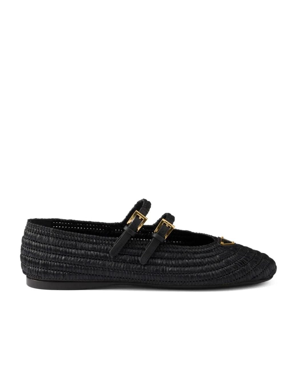 Prada Black Ballerine