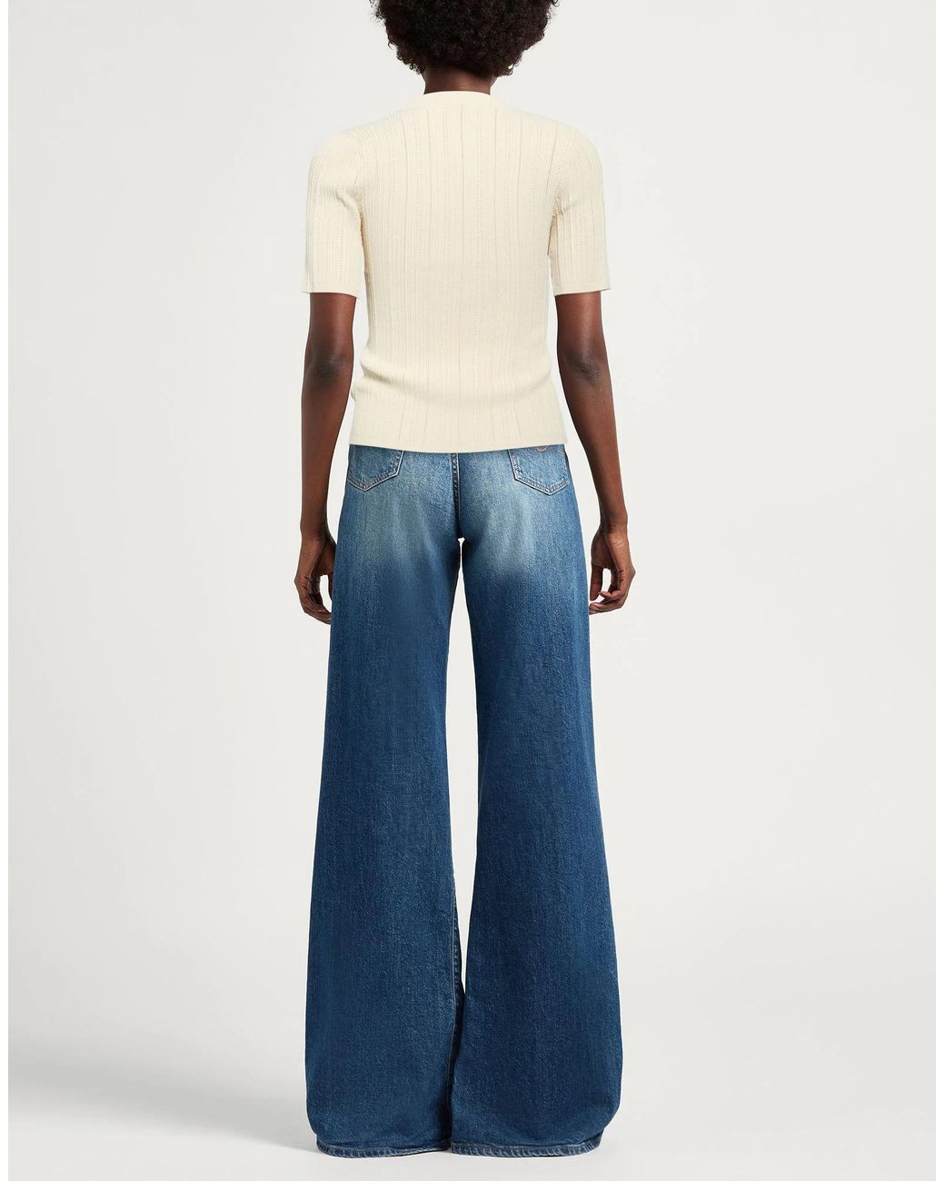 Rag & Bone Natural Simple Yarn-Dyed Knit Sweater