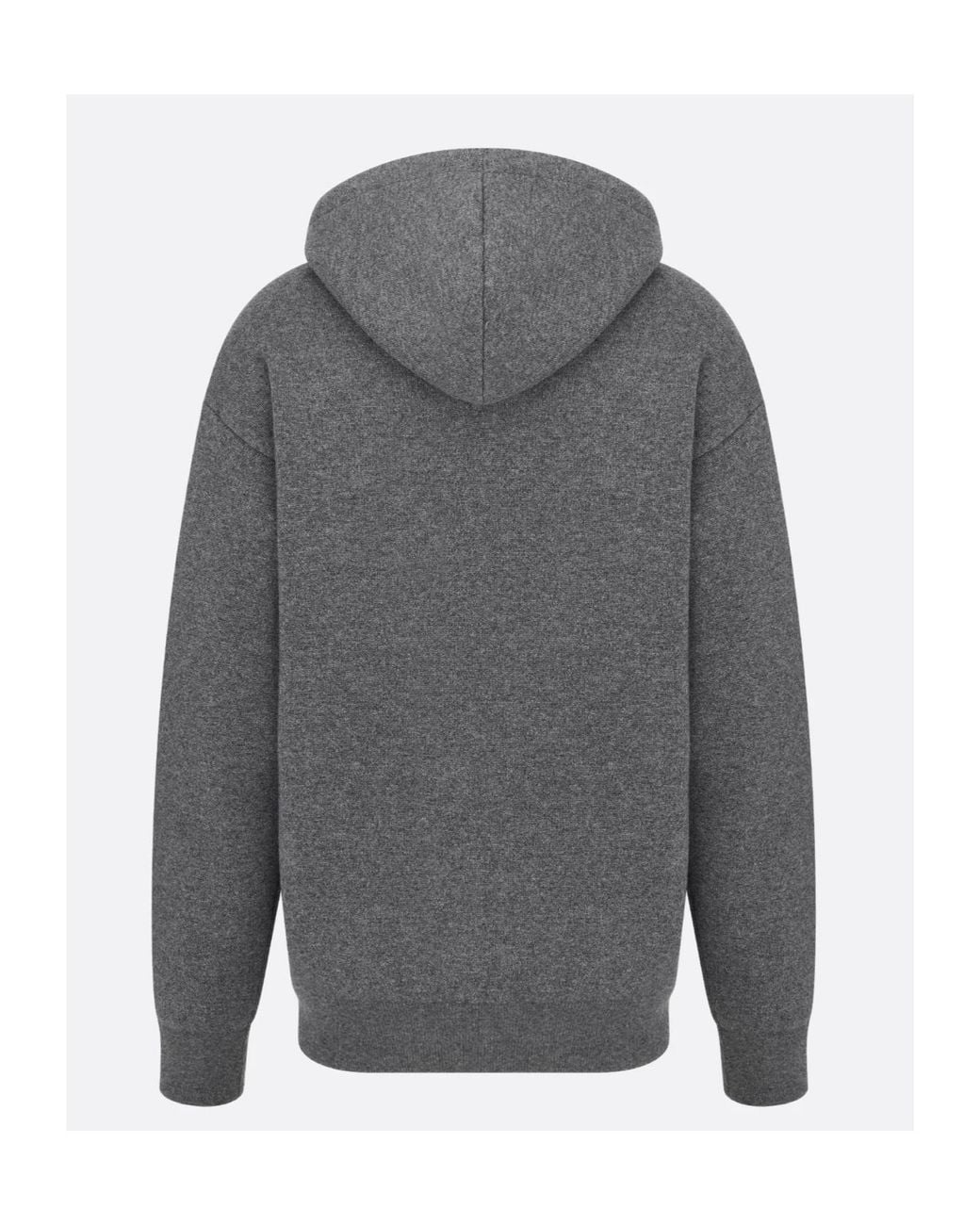 Dior Gray Icons Hooded Sweatshirt for men